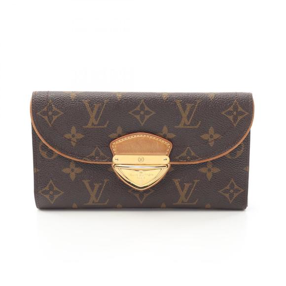 Louis Vuitton Wallet Brown Eugenie Portefeuille Tri Monogram Long - Picture 1 of 8